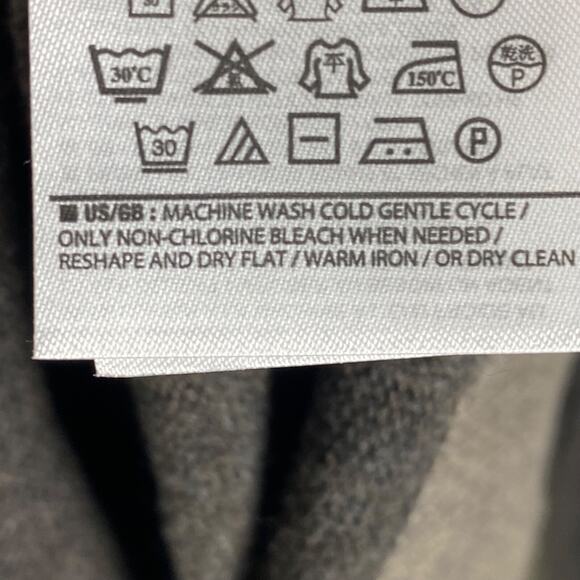 Banana Republic Mens Cardigan Size XL Wool Blend Gray Button Up Grandpa Preppy - Picture 6 of 10